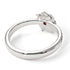 A lady's Rose Pink Moissanite Ring- Elena no. 806
